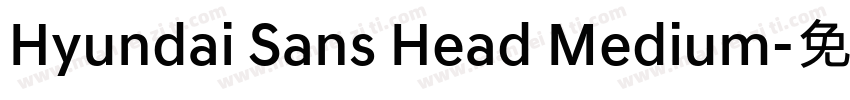 Hyundai Sans Head Medium字体转换